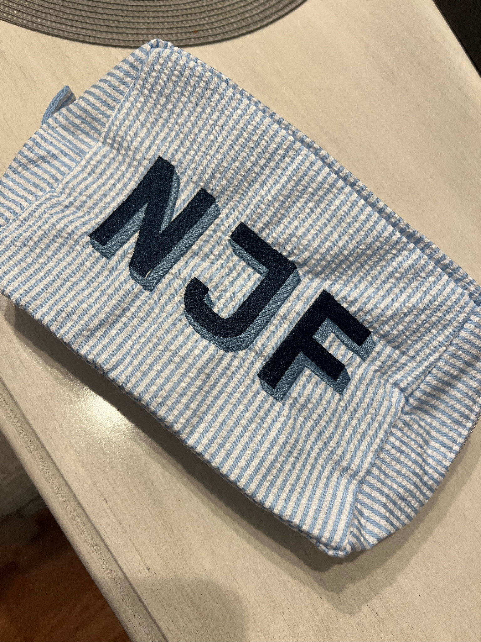 Monogram pouches! So affordable. Take a little bit to come in but worth it! Love this for our diaper bag. 

I also have one for me in pink with my initials! 

#LTKTravel #LTKItBag #LTKBaby