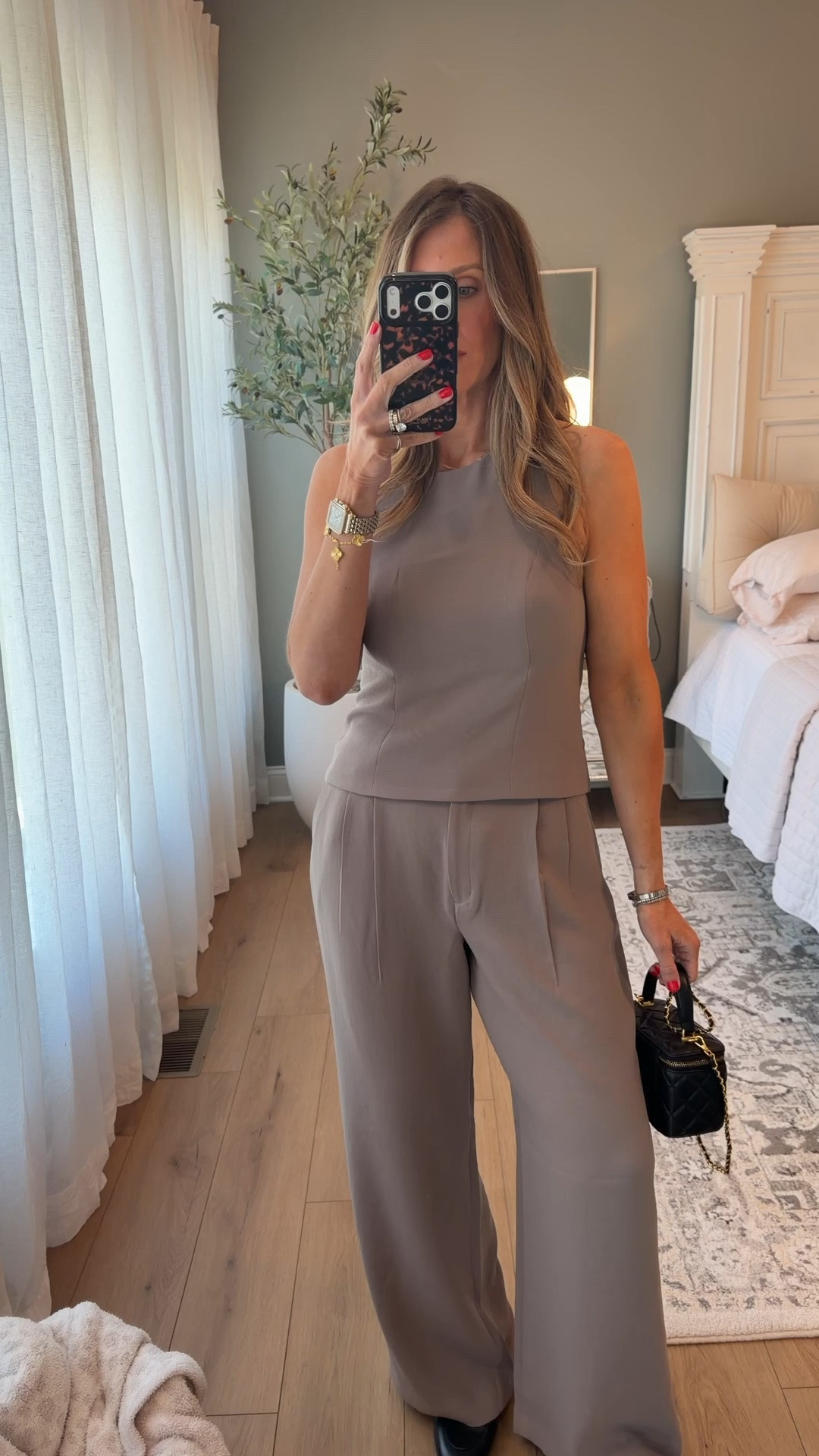 Aritzia look for less sets are on sale, wearing a regular length pants and medium top

#LTKOver40 #LTKSaleAlert #LTKdayinmylife