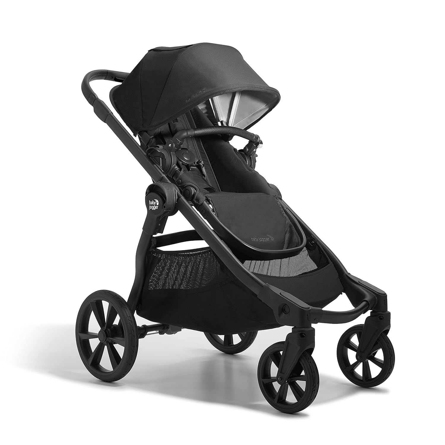 Baby Jogger® City Select® 2 Single-to-Double Modular Stroller, Eco Collection, Lunar Black | Amazon (US)