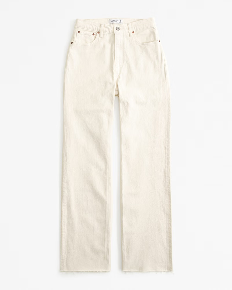 Curve Love High Rise 90s Relaxed Jean | Abercrombie & Fitch (UK)