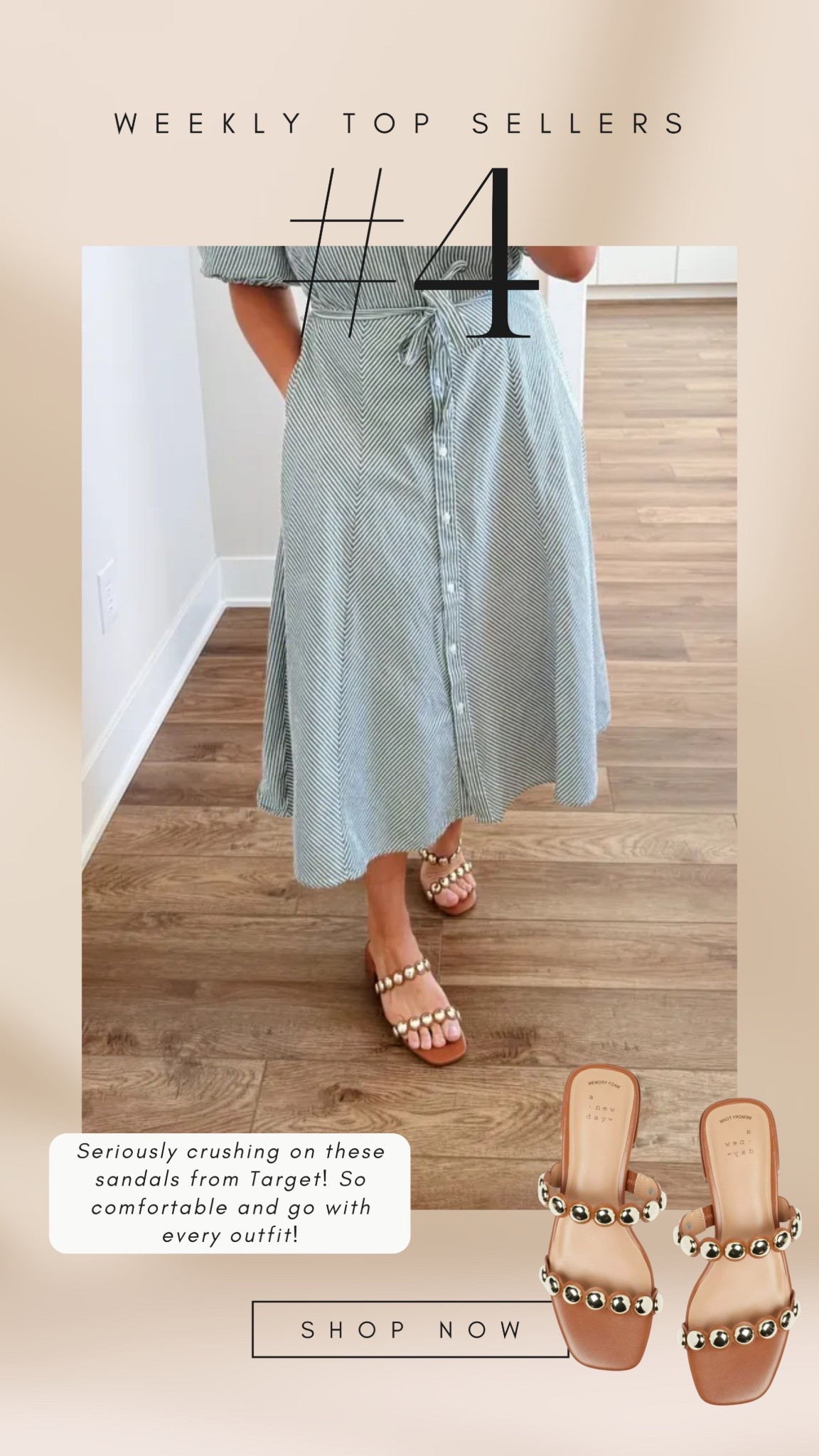 TARGET 🎯 TUESDAY 
 • medium dress
• sandals true to size

#LTKootd #LTKSaleAlert #LTKSeasonal