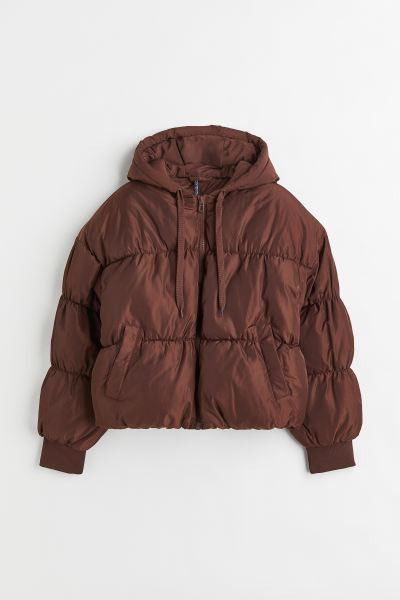 Hooded puffer jacket | H&M (UK, MY, IN, SG, PH, TW, HK)