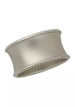 C&F Beaded Elegance Silver Napkin Ring | Belk