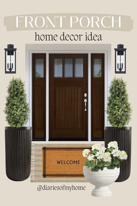 Front Door Decor Idea ✨

#frontdoor #homedecor #decoridea #doormat #patio #coveredporch #florals #home #florals #springdecor #springidea #neutral 

#LTKstyletip #LTKhome #LTKfindsunder50