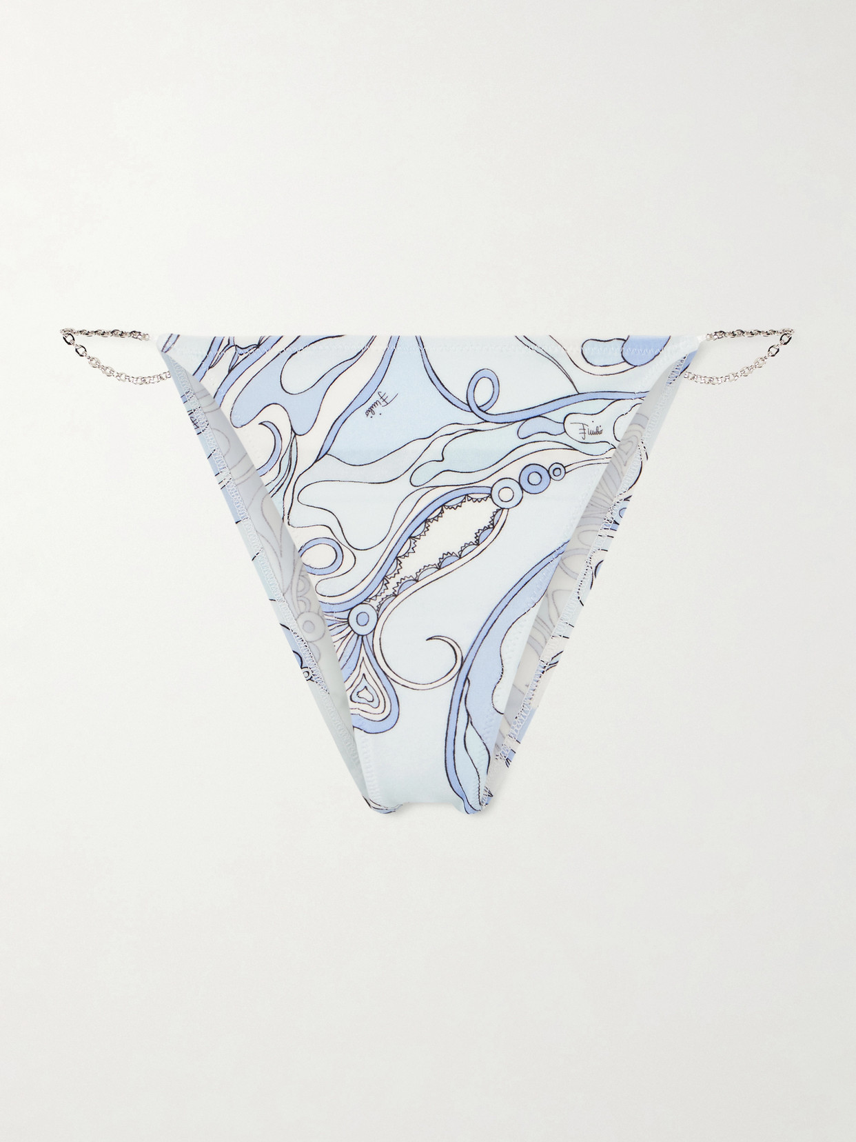 PUCCI - Printed Bikini Briefs - Blue | NET-A-PORTER (US)