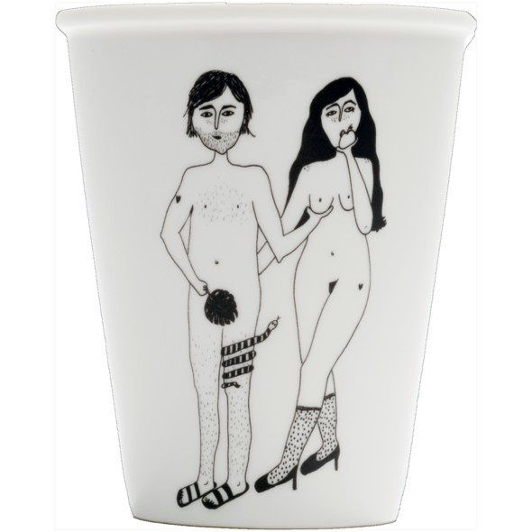 Set of 2 Cup Adam & Eva | Trouva (Global)
