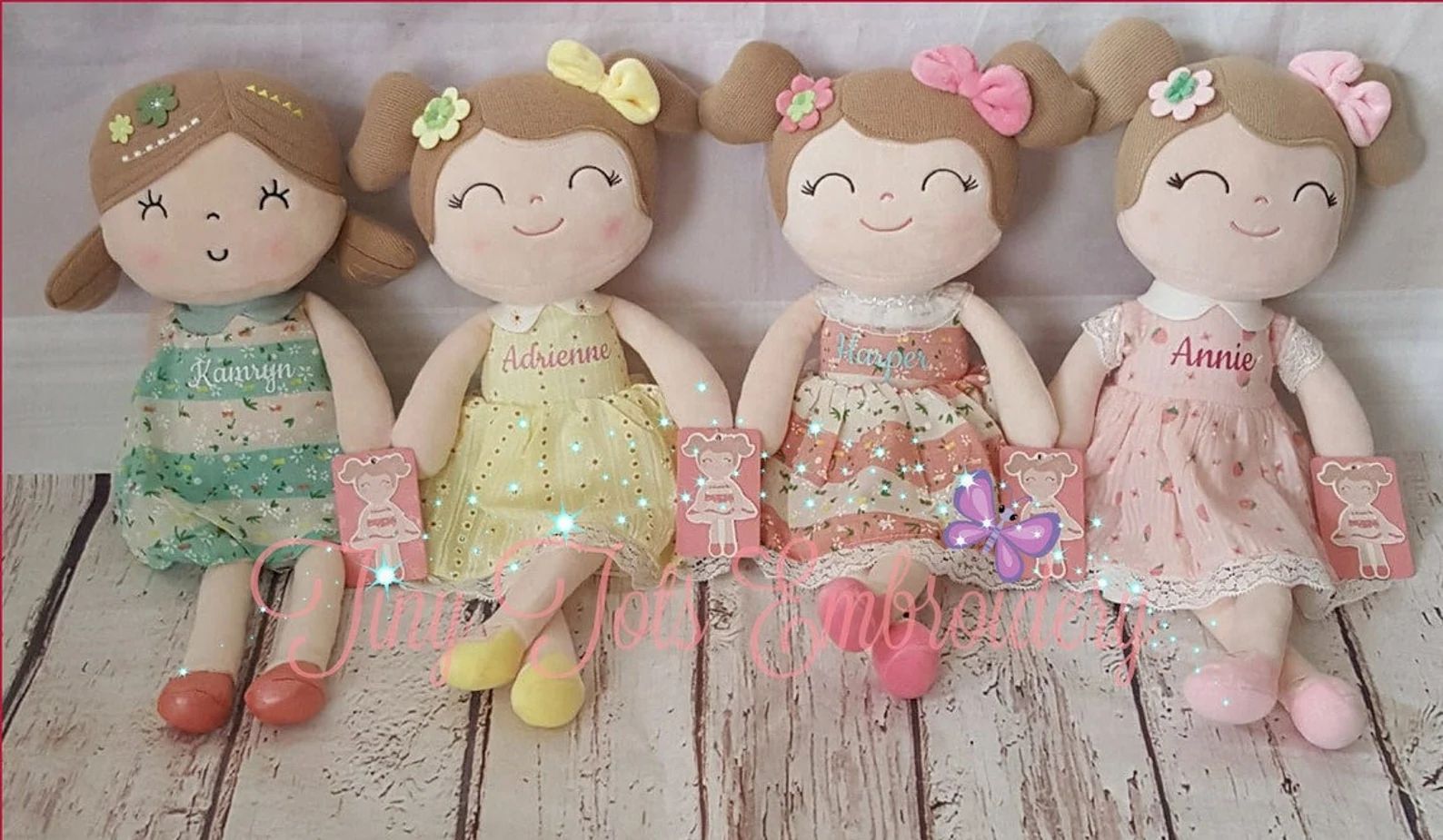 Personalized Dolls, Custom Baby Doll, Baby Shower Gift, First Baby Doll, Plush Doll, Personalized... | Etsy (US)