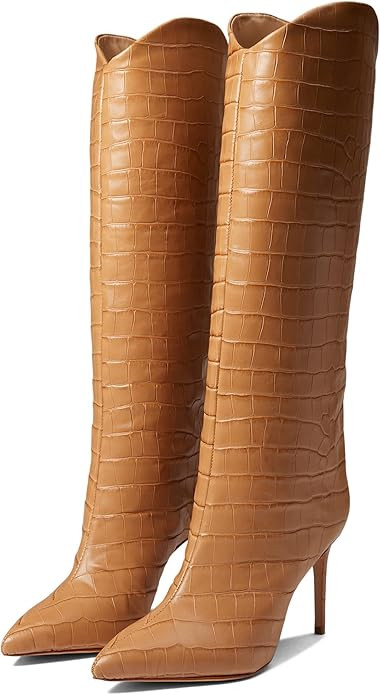 SCHUTZ Women's Maryana Leather Dress Boot | Amazon (US)