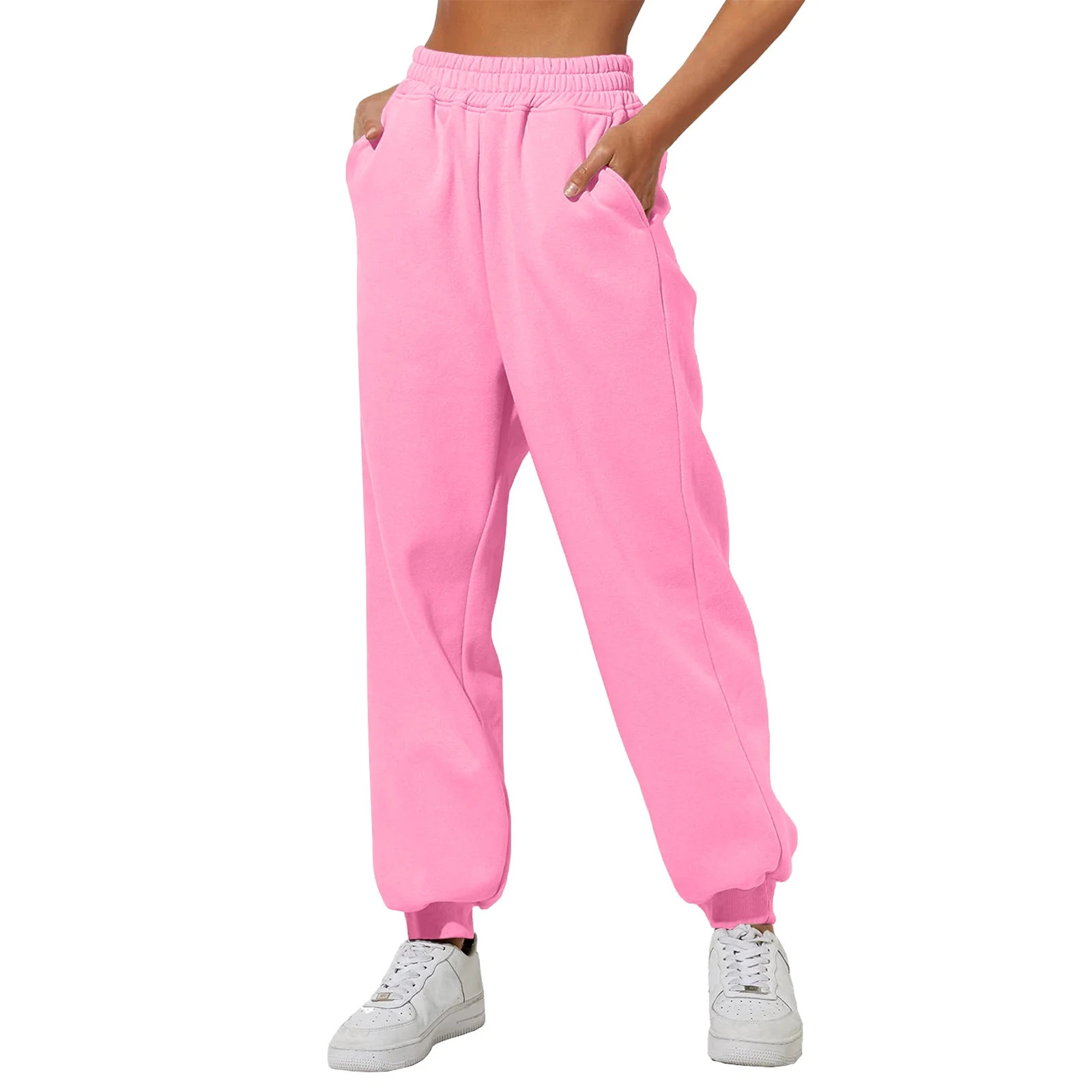 Jogger Pants for Juniors Teen Girls Clearance Drawstring Workout Joggers Casual Joggers High Wais... | Walmart (US)