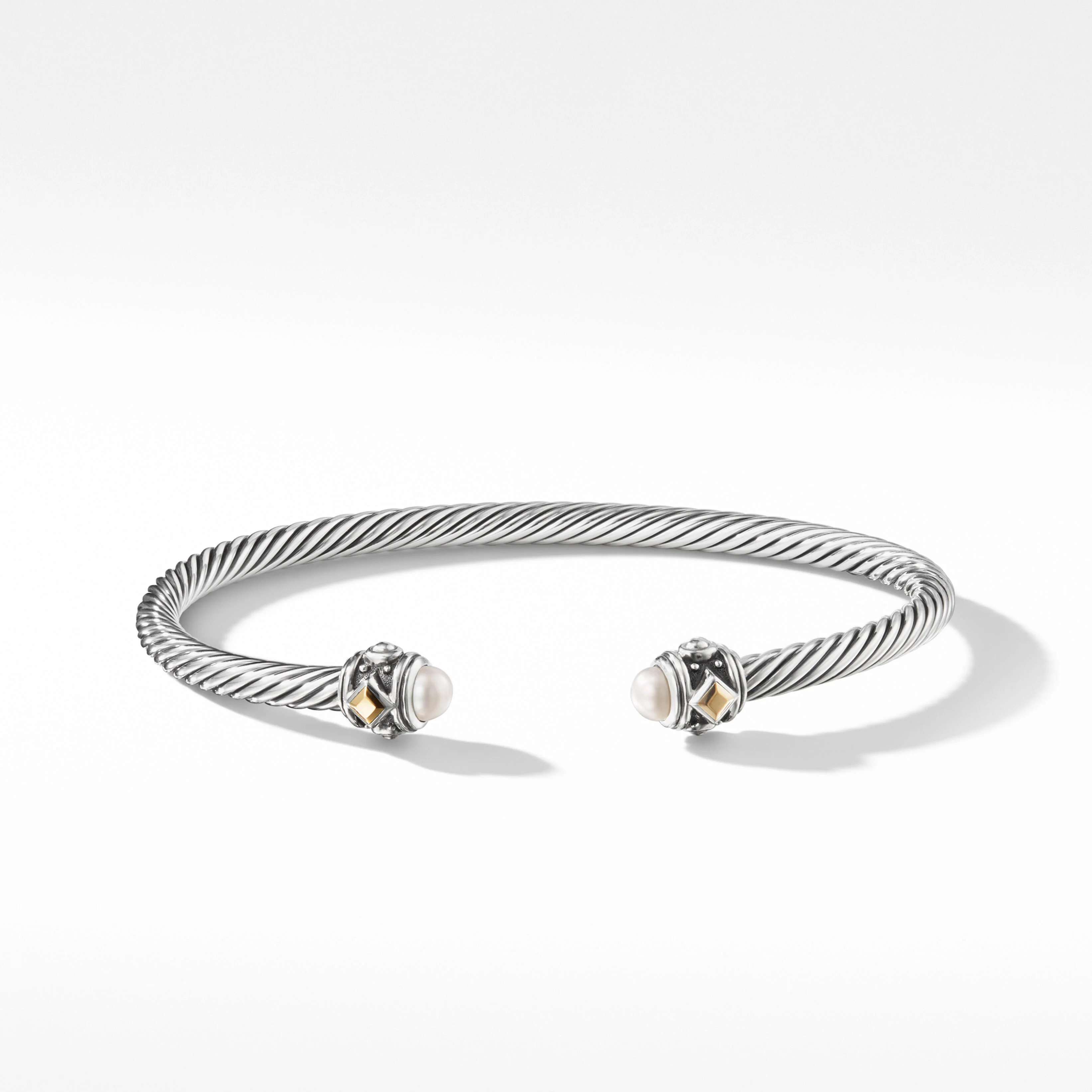 Renaissance® Bracelet in Sterling Silver with Pearls and 18K Yellow Gold | David Yurman