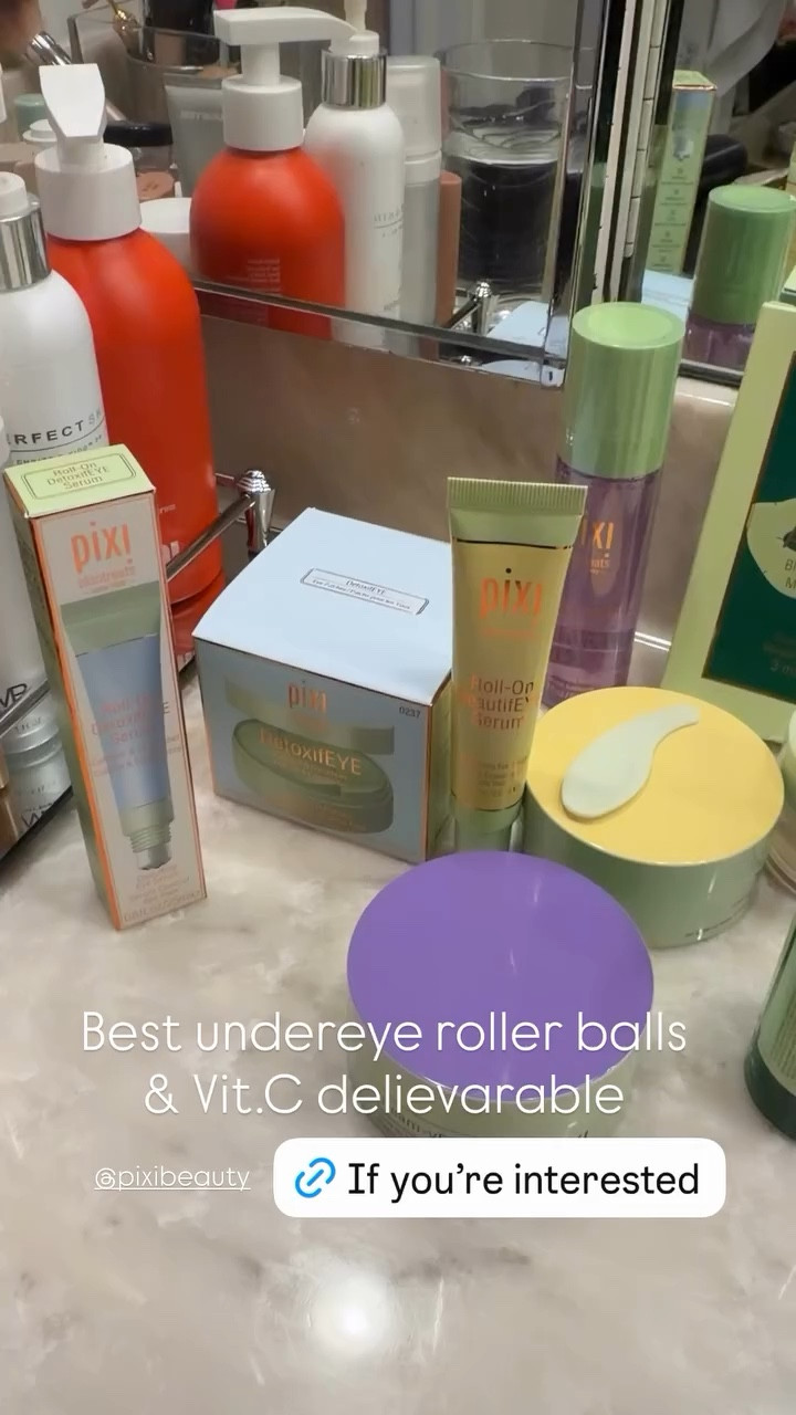 Best undereye roller balls
& Vit.C delievarable  @pixibeauty I cant believe the quality for this price point. I have such sensitive skin and I love this product line. 

#LTKselfcare #LTKOver40