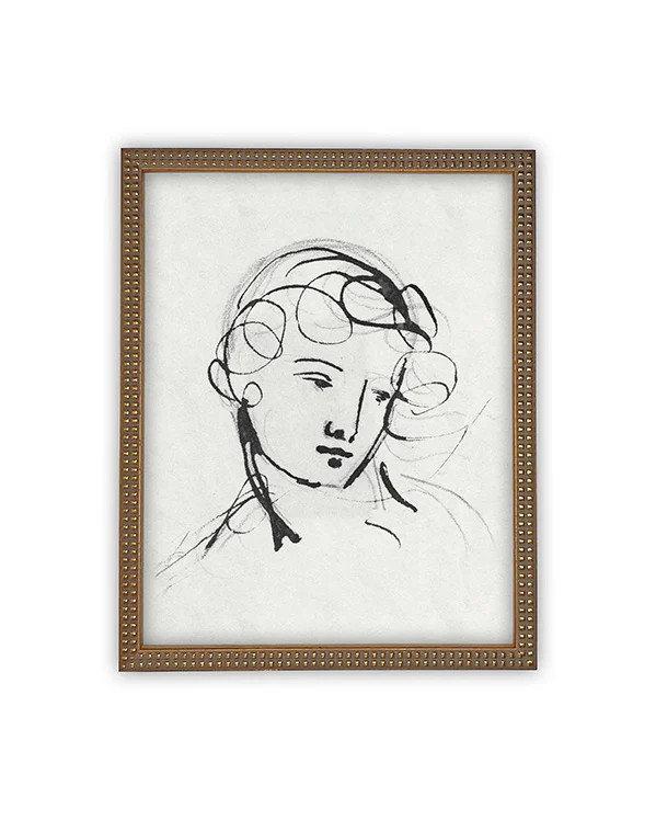 Profile Sketch Art - Framed | Elements by Remedy