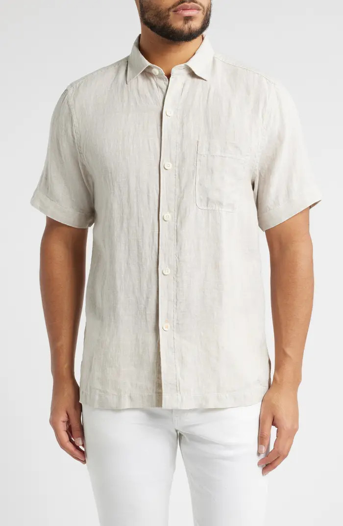 Tommy Bahama Paradise Breezer Short Sleeve Linen Button-Up Shirt | Nordstrom | Nordstrom