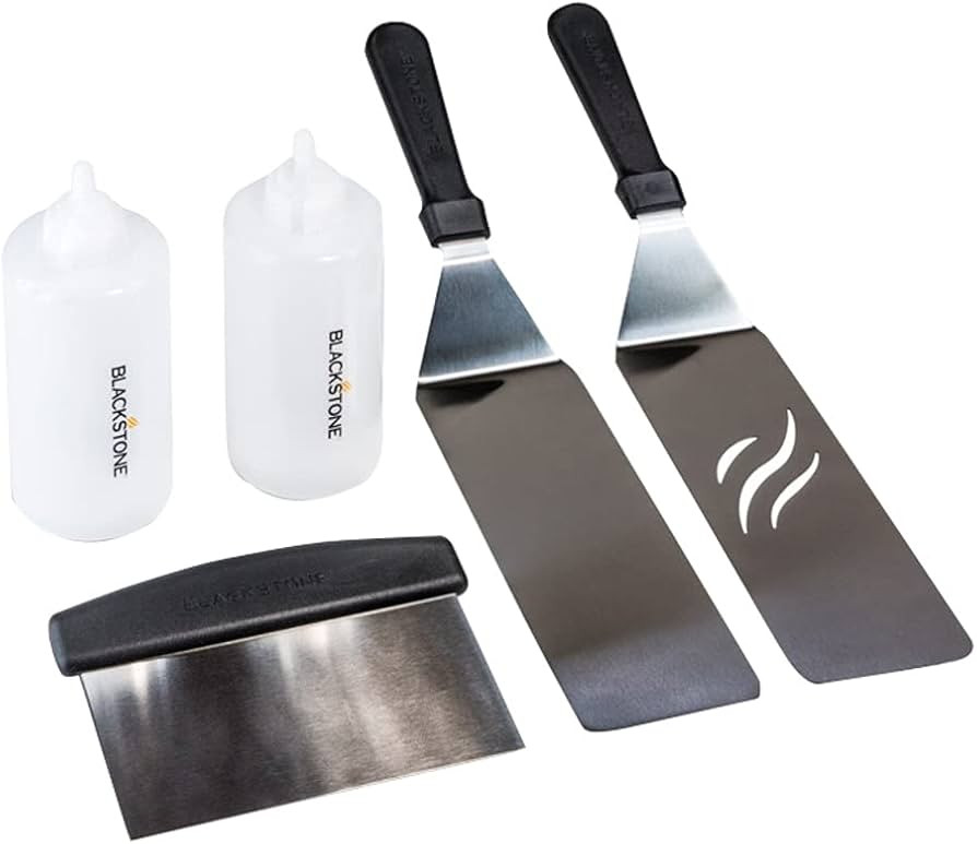 Blackstone 1542 Flat top Griddle Professional Grade Accessory Tool Kit (5 Pieces) 16 oz Bottle, T... | Amazon (US)