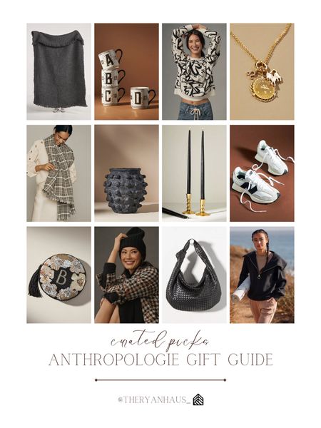 Anthropologie holiday gift guide!I love the cozy, warm vibe of all these pieces! Whether for a friend, sister, mom, MIL, SIL or even yourself these are all such perfect gifts! 

#LTKGiftGuide #LTKstyletip #LTKHoliday