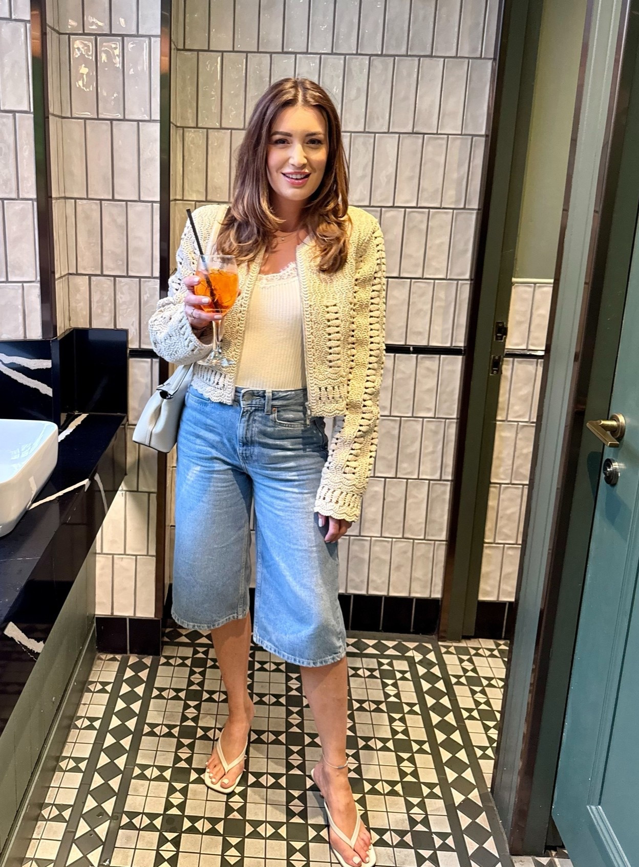 Jorts & a cropped jacket helps keep the proportions balanced.

#LTKsummer #LTKuk #LTKstyletip
