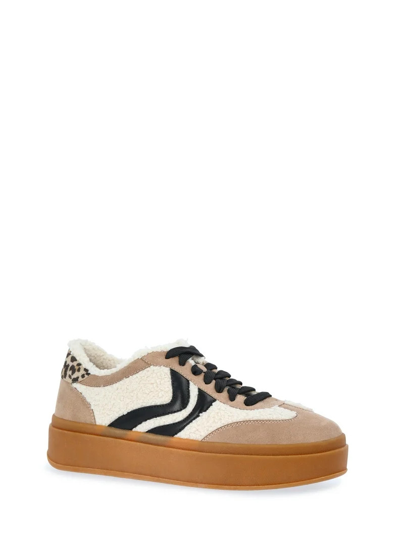 Madden NYC Women's Mixed Media Platform Sneakers | Walmart (US)