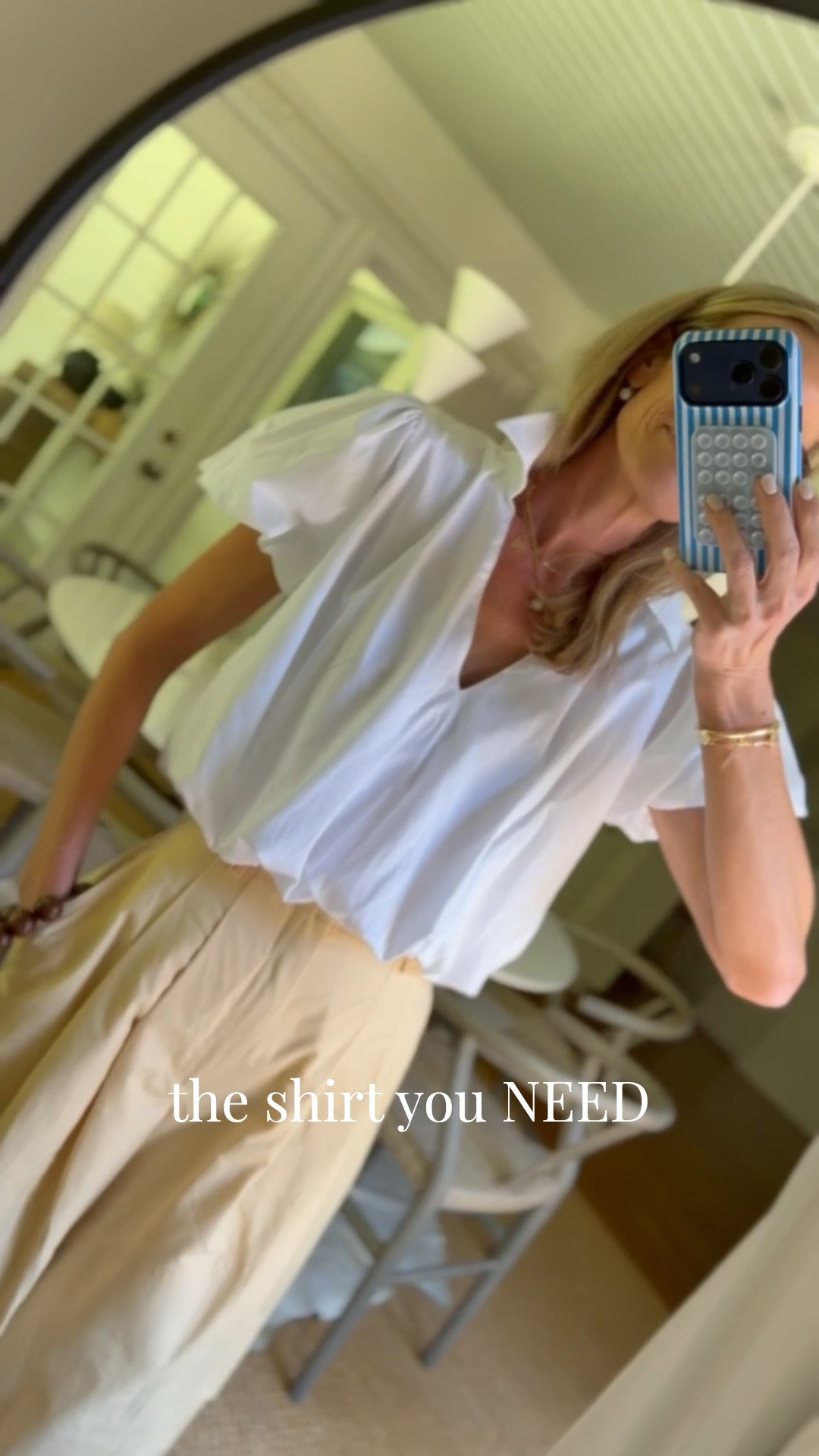 Wearing size S in the top and size XS in the pants!