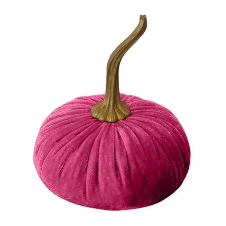 Hanyhapt Desktop Ornamenthandmade Velvet Pumpkin Decorative Super Soft Pumpkin Delicate Decorative Ornament (E) | Walmart (US)