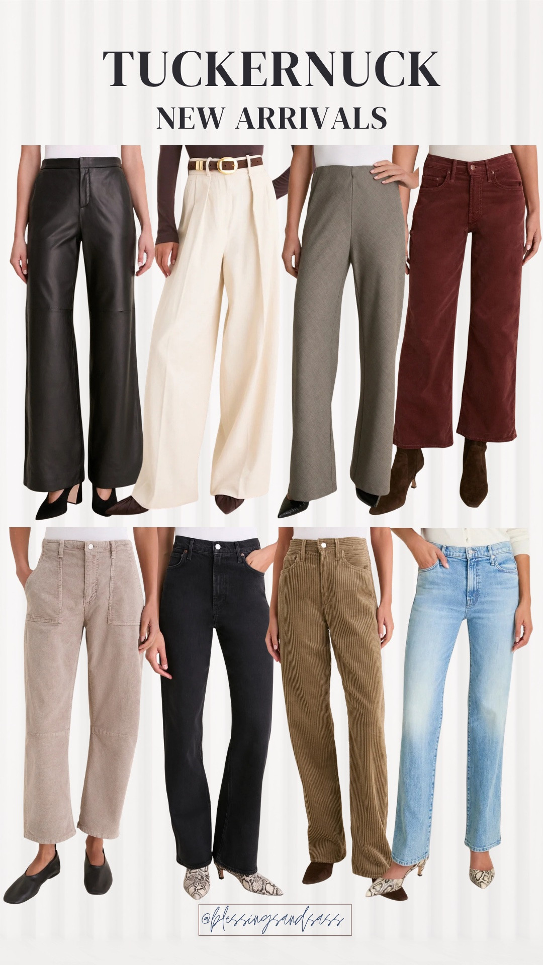 Give me all the fall pants! 🤎 Loving these Tuckernuck new arrivals, from wide-leg trousers to corduroys and denim. Add a sweater and loafers, and you have such a cute everyday outfit!

Tuckernuck new arrivals, fall pants, wide leg trousers, corduroy pants, fall denim, fall workwear, fall outfit inspiration

#LTKSeasonal #LTKTall