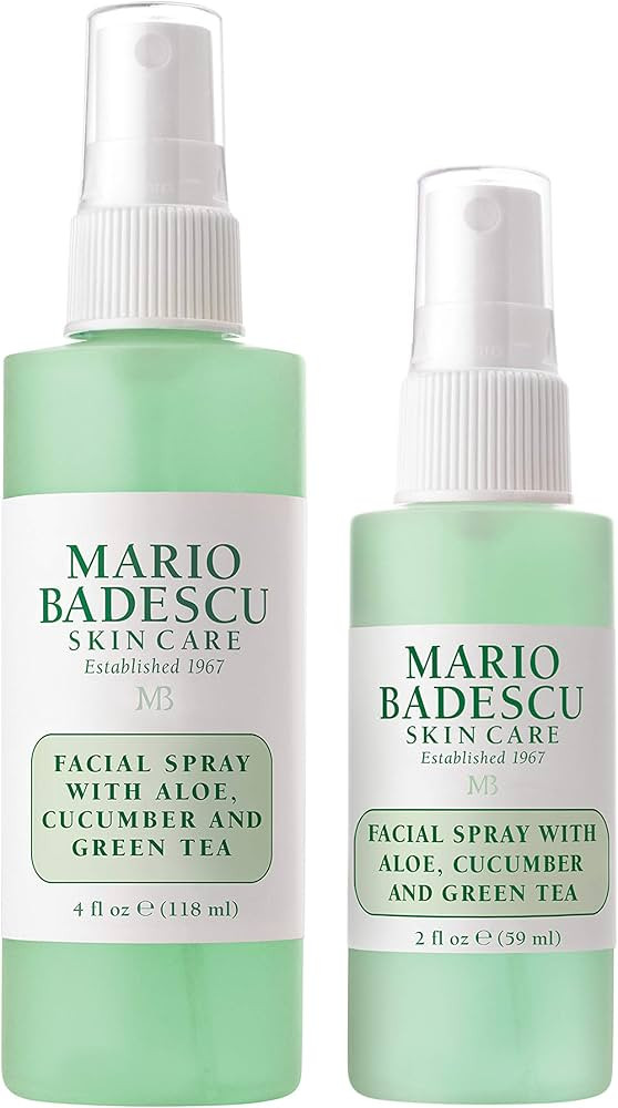 Mario Badescu Facial Spray with Aloe, Cucumber and Green Tea for All Skin Types, Face Mist that H... | Amazon (US)