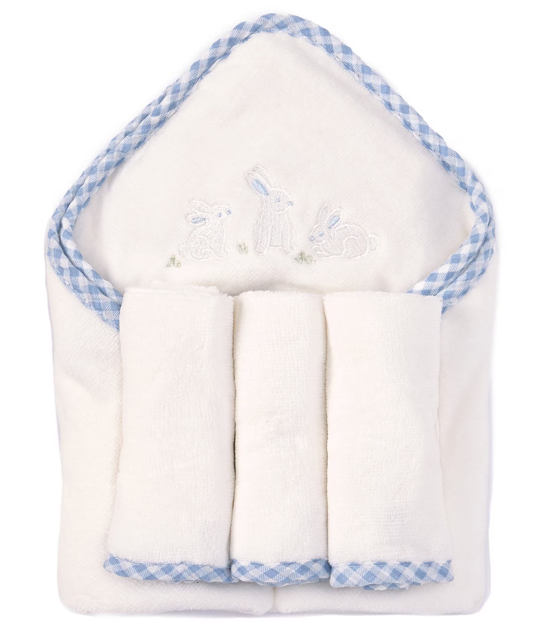 Baby Boys Bunny Hooded Towel & Washcloth Set | Dillard's