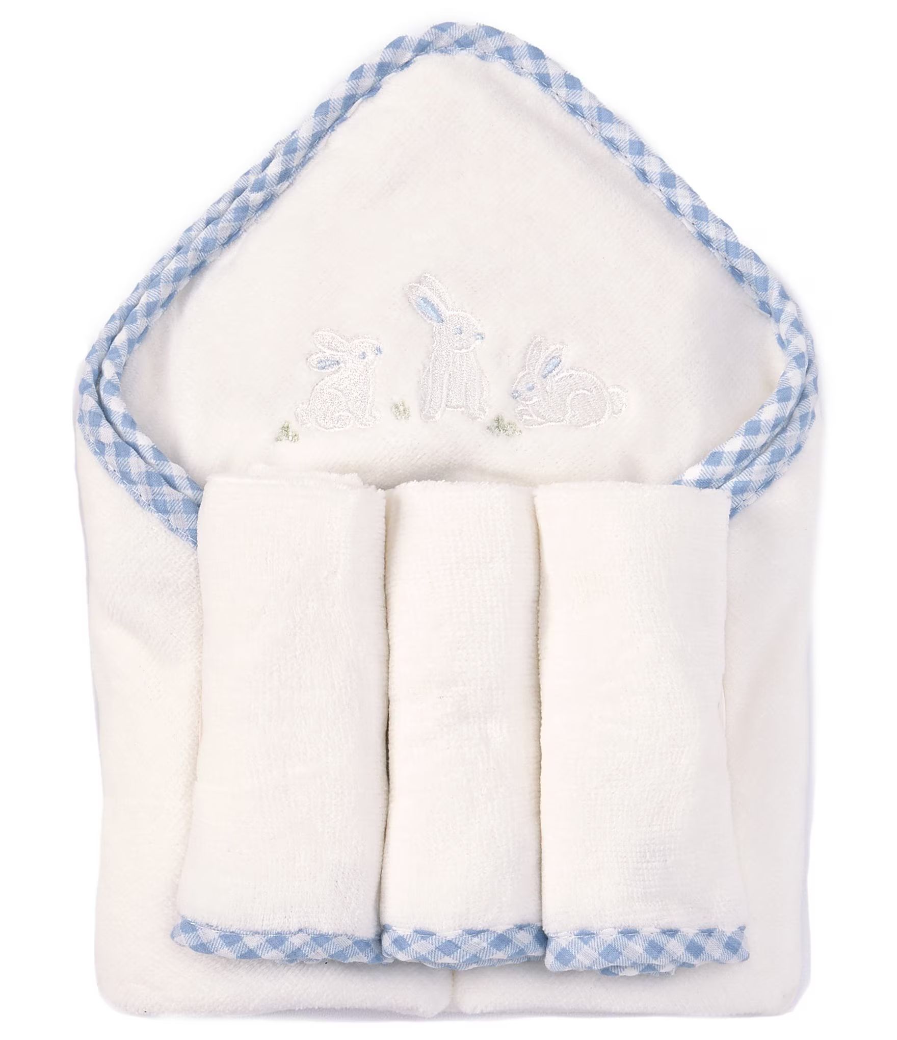 Baby Boys Bunny Hooded Towel & Washcloth Set | Dillard's