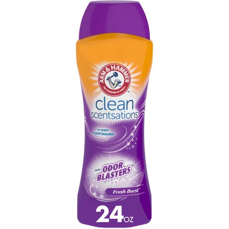 Arm & Hammer Clean Scentsations In-Wash Scent Booster - Odor Blaster, 24 oz | Walmart (US)