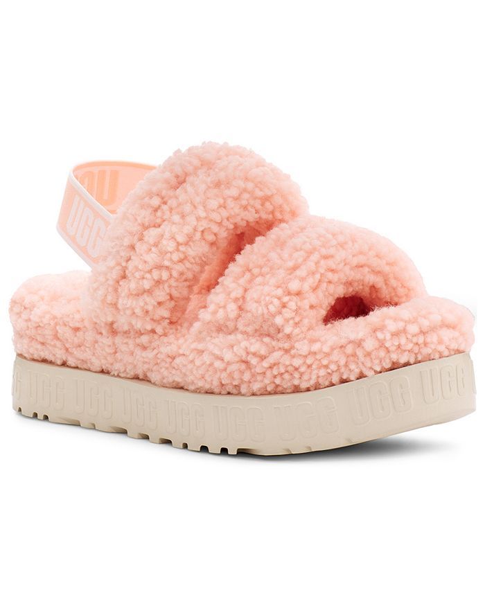 UGG® Oh Fluffita Slingback Slippers & Reviews - Slippers - Shoes - Macy's | Macys (US)