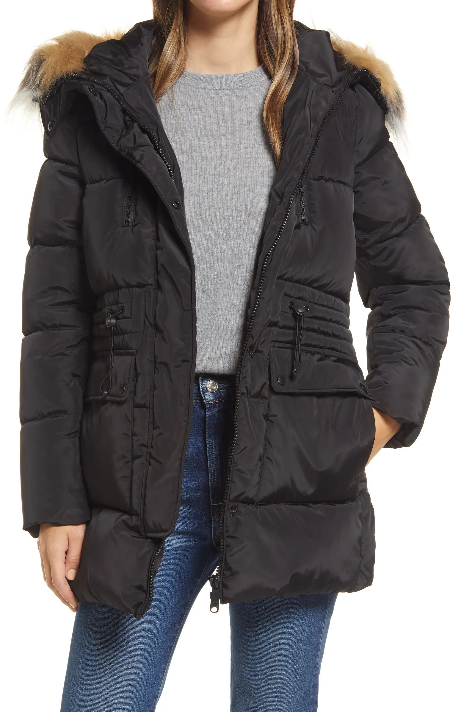 Water Repellent Parka with Removable Faux Fur Trim | Nordstrom