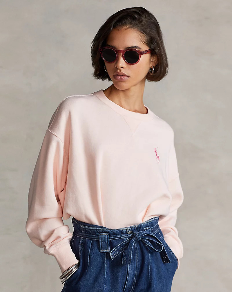 Pink Pony Fleece Crewneck Sweatshirt | Ralph Lauren (UK)