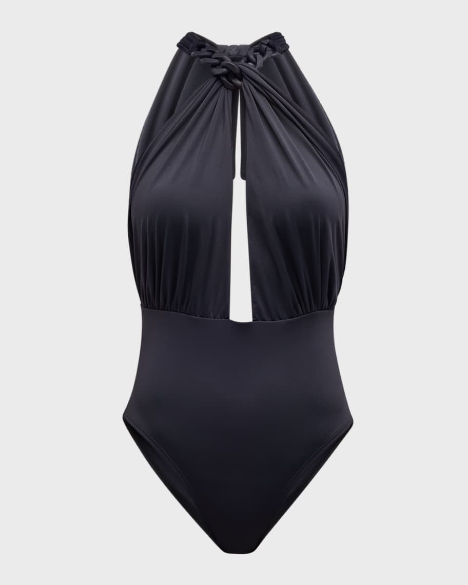 Lenny Niemeyer Bio Loop Chain One-Piece Swimsuit | Neiman Marcus