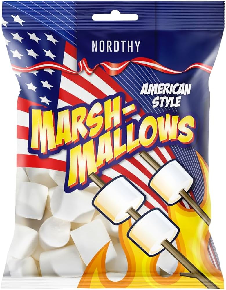 Nordthy Riesen Marshmallows – 300 g – American Style – Extra große Marshmallows zum Röste... | Amazon (DE)