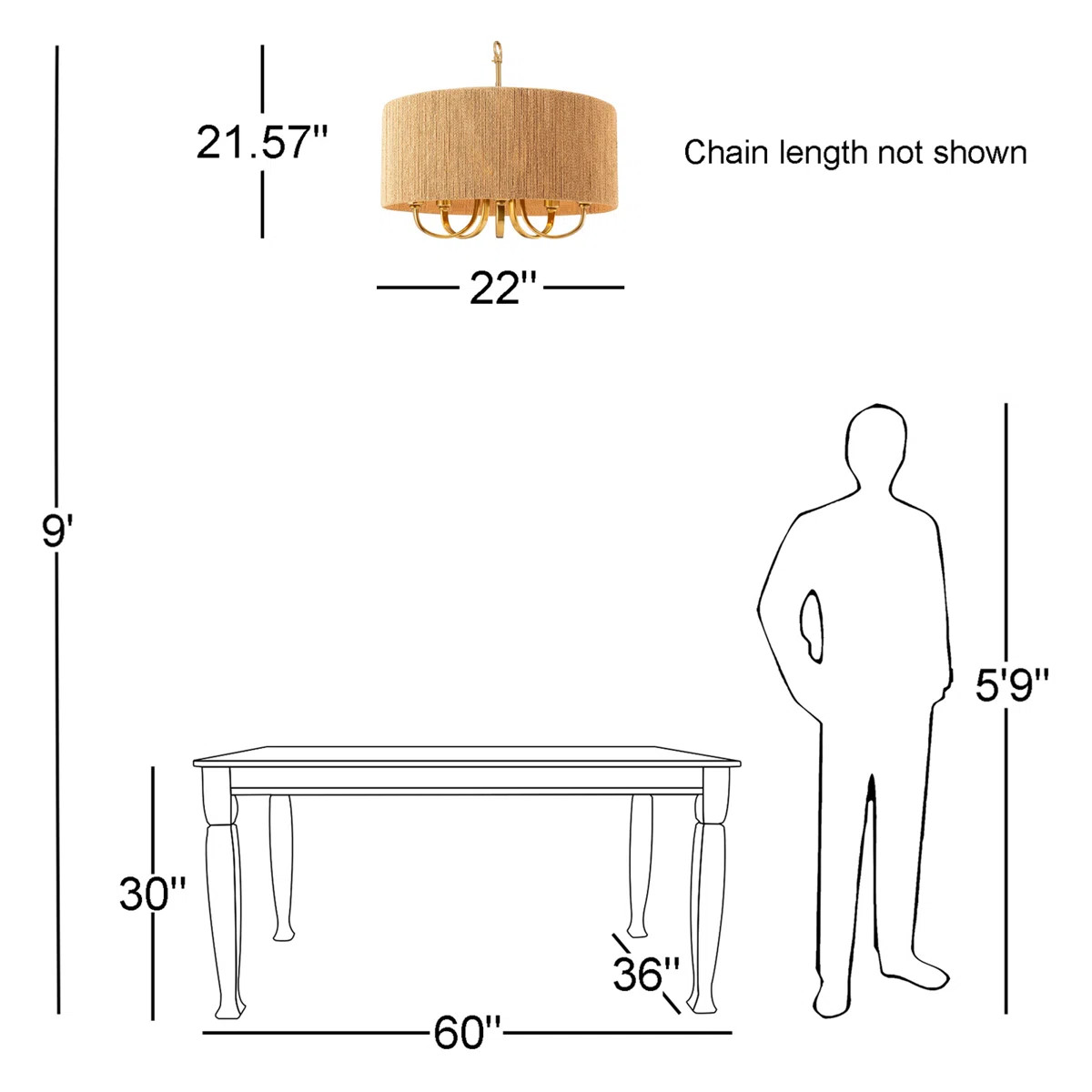 Beachcrest Home™ Stephane 5 - Light Drum Drum Chandelier with Wrought Iron Accents & Reviews | ... | Wayfair North America