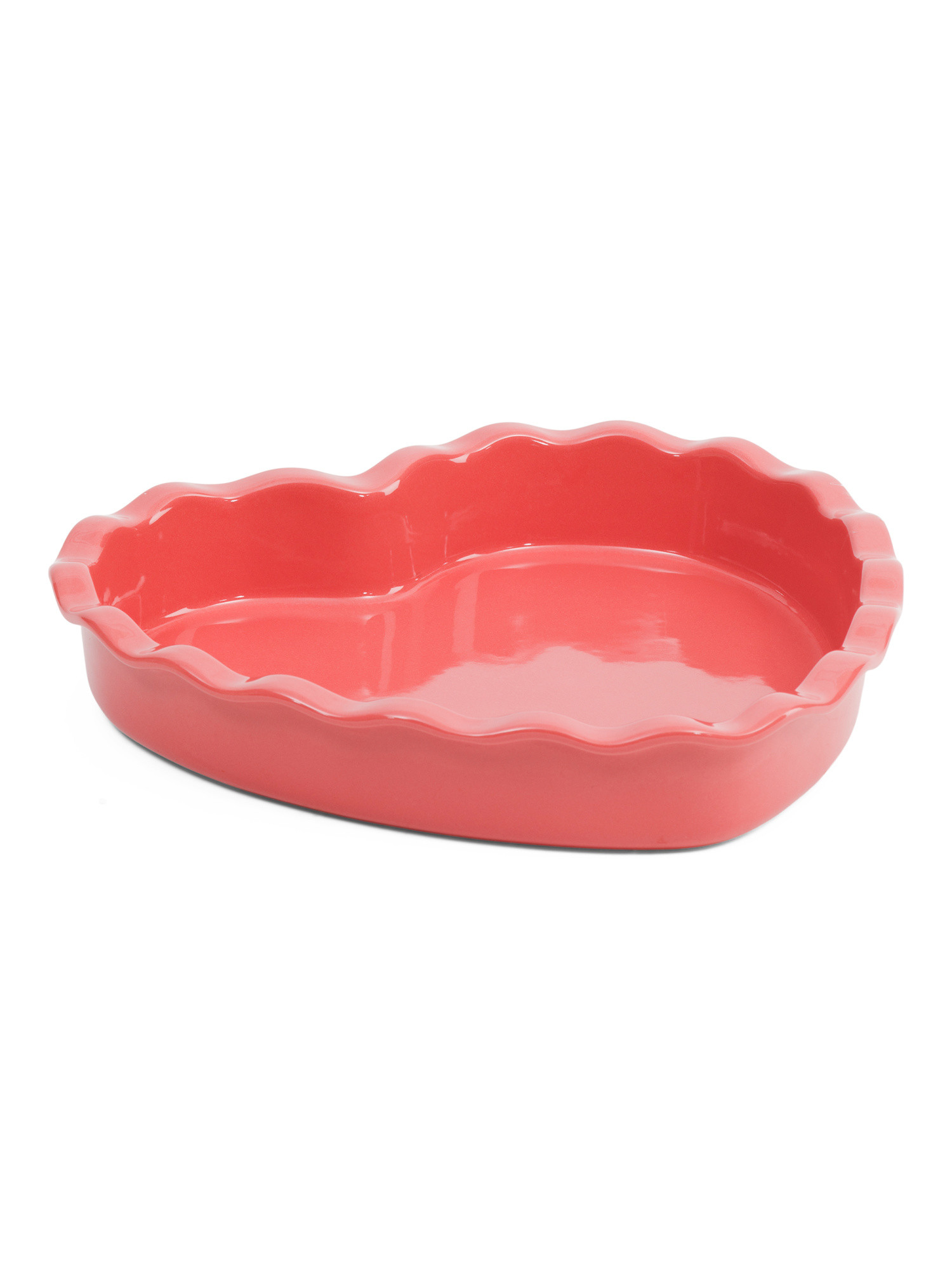 Made In France Ruffled Heart Shaped Pie Plate | TJ Maxx