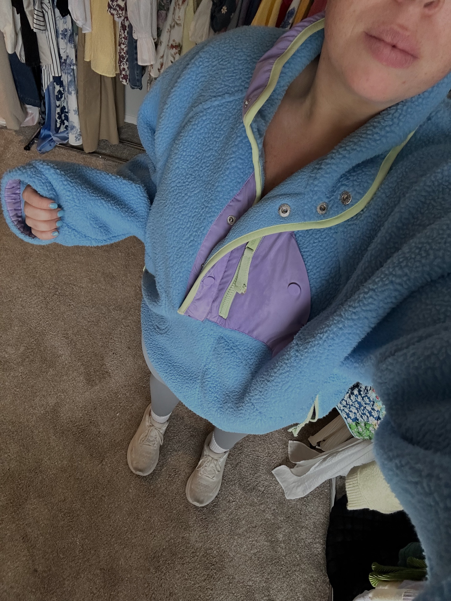 Fleece from stories, in an XL 💙

#LTKActive #LTKMidsize #LTKFitness