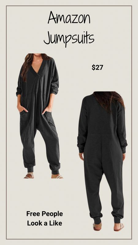 You can’t tell me this doesn’t look just like the free people jumpsuit but under $50. It’s not everyone’s style but you can’t deny it looks comfy  

#LTKSeasonal #LTKfindsunder50