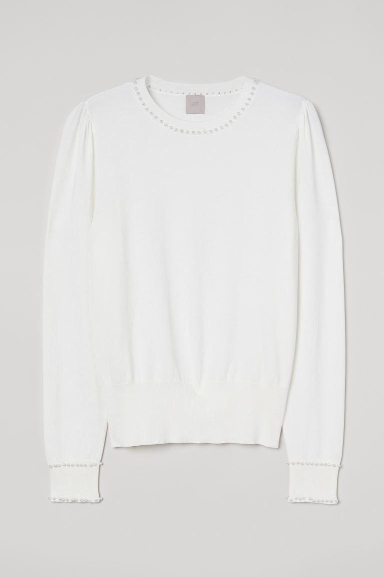 Bead-detail Sweater | H&M (US + CA)