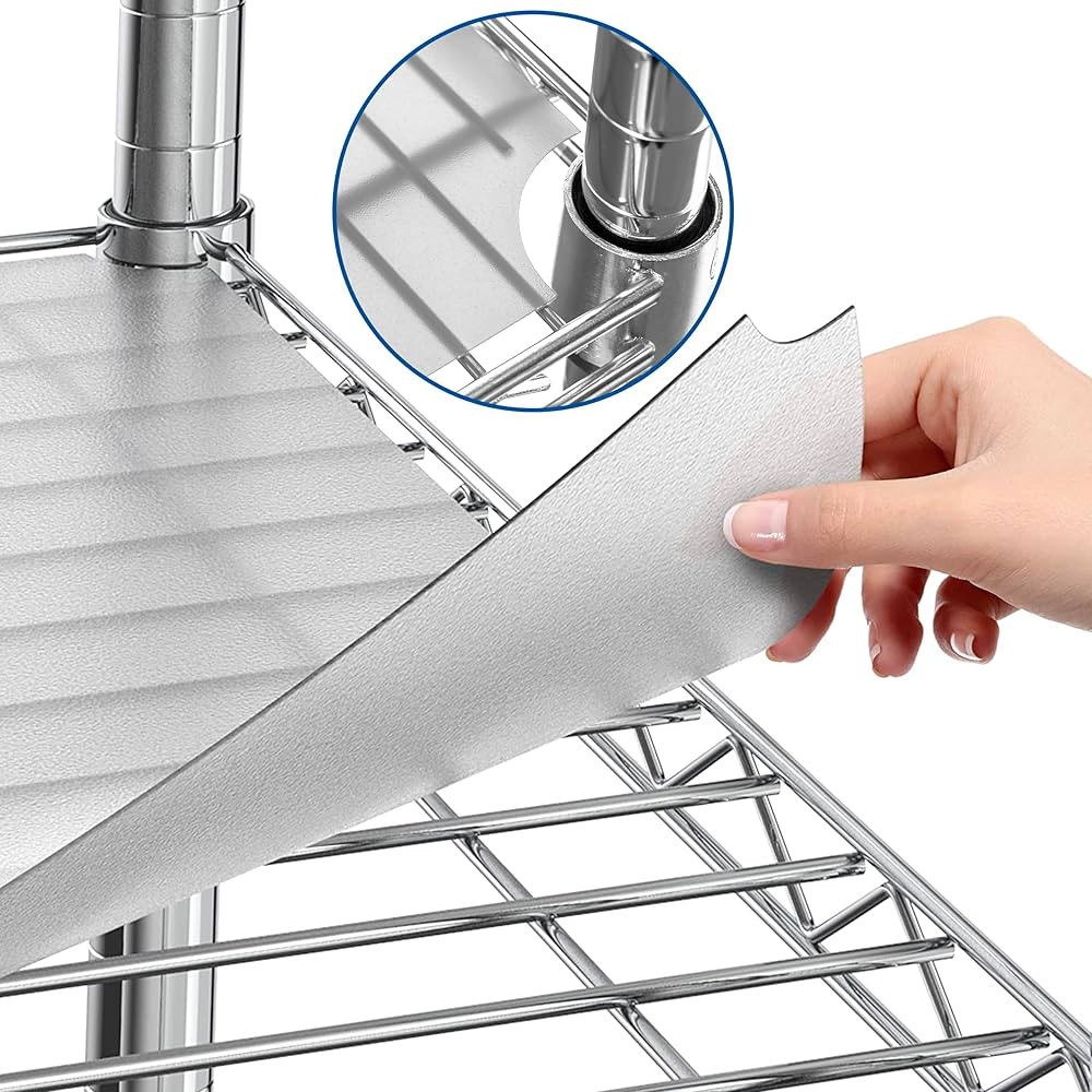 Sterling Shelf Liners Wire Shelf Liner 18 x 48 - for Wire Shelf System - 4 Pack in Clear - Plasti... | Amazon (US)