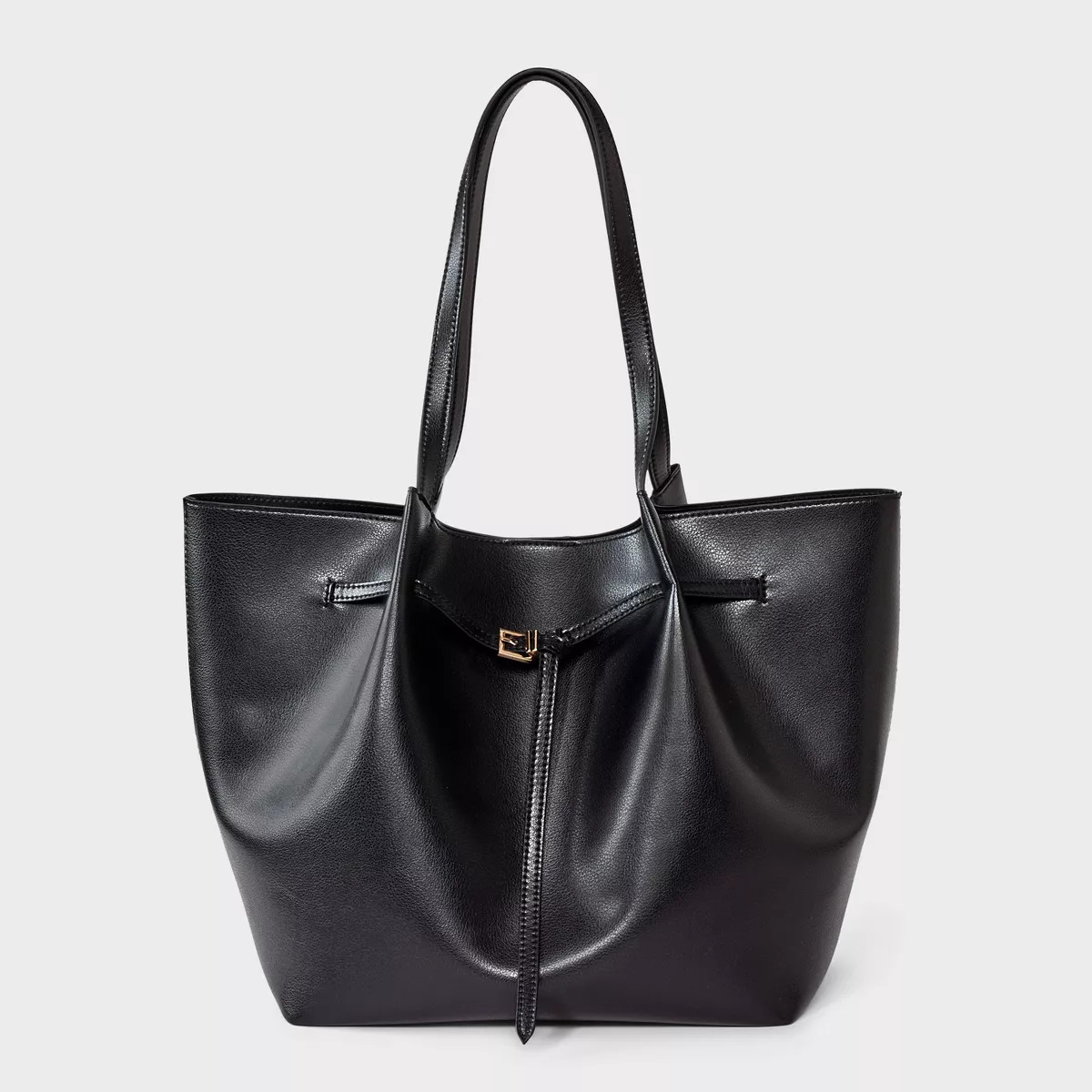 Belted Pinched Handle Tote Handbag - A New Day™ | Target