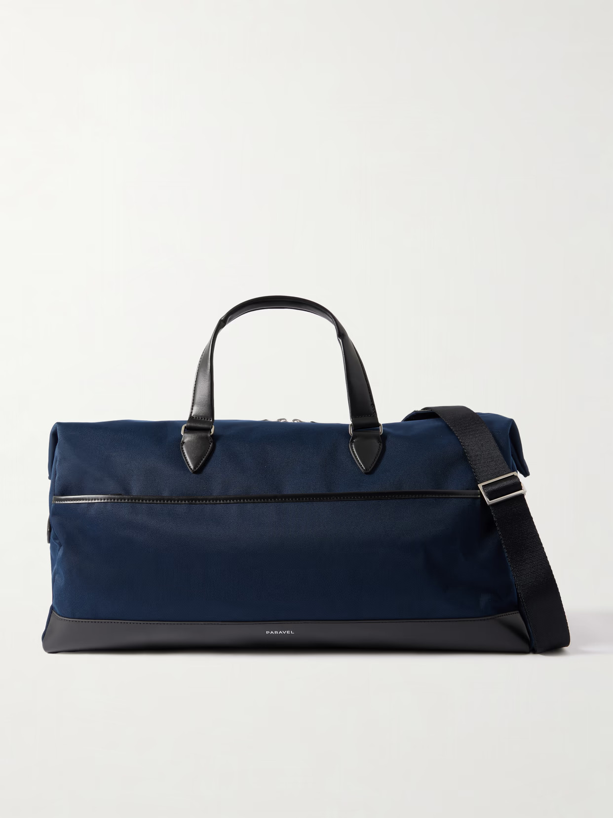 Paravel - Rove Vegan Leather-trimmed Ecocraft Twill Duffle Bag - Blue | NET-A-PORTER (US)