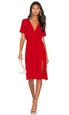 red dress for a wedding
