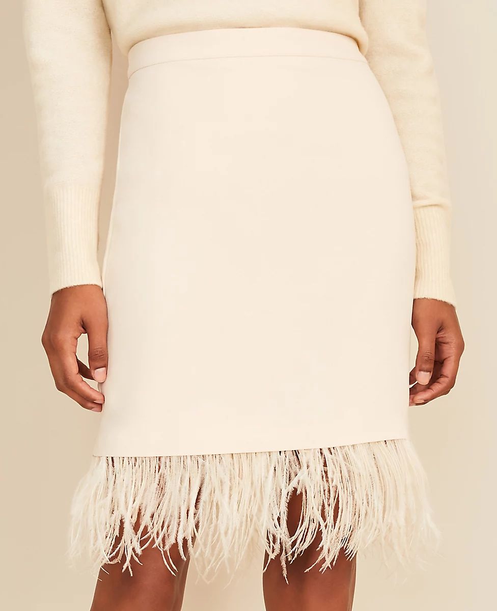 Feathered Pencil Skirt | Ann Taylor | Ann Taylor (US)