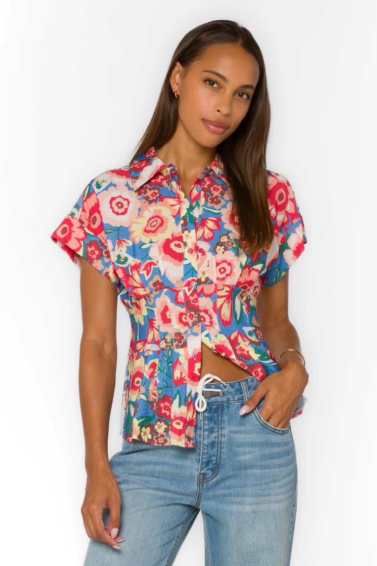 Brielle Spring Garden Shirt | Velvet Heart Clothing