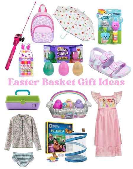 Easter Basket Gift Ideas - Toddler Girls. Toddler Girl Spring Gifts. Toddler Sandals. Butterfly kit. 

Easter finds for kids Target, Amazon Easter toddler girl gifts

#LTKshoecrush #LTKkids #LTKSeasonal