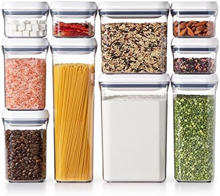 OXO Good Grips 10-Piece Airtight Food Storage POP Container Value Set | Amazon (US)