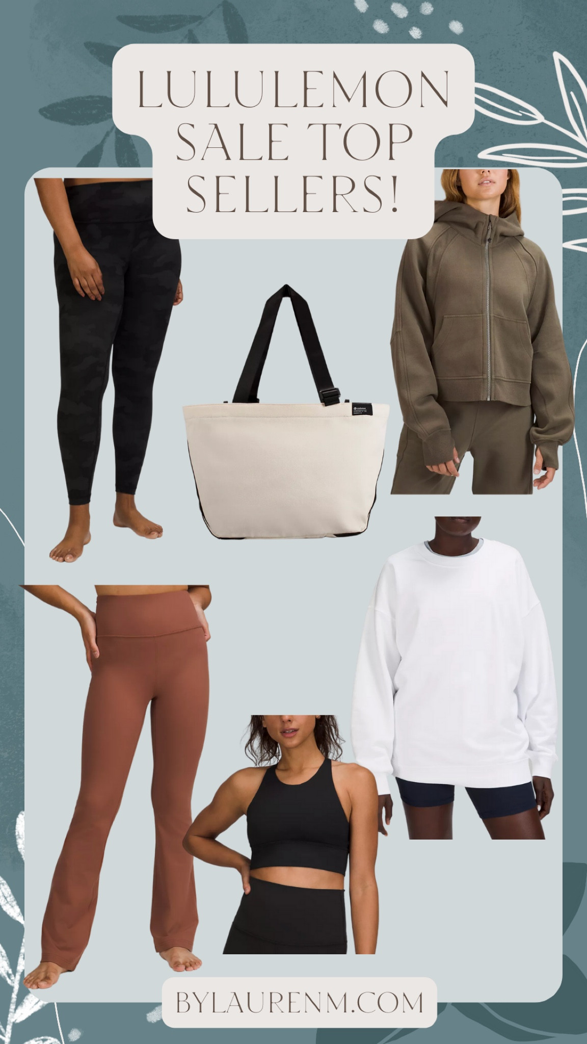 Lululemon sale still going strong! @lululemon leggings, scuba sweatshirt, tote bag, oversized sweatshirt, sports bra, flare leggings! 

#LTKunder100 #LTKGiftGuide #LTKsalealert