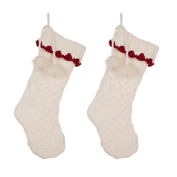 Knitted Polyester Stocking (Set of 2) | Wayfair North America