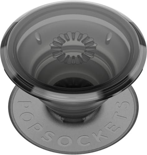 PopSockets Translucent Phone Grip with Expanding Kickstand, PopSockets for Phone, Adhesive Grip, Translucent PopGrip - Translucent Black Smoke | Amazon (US)