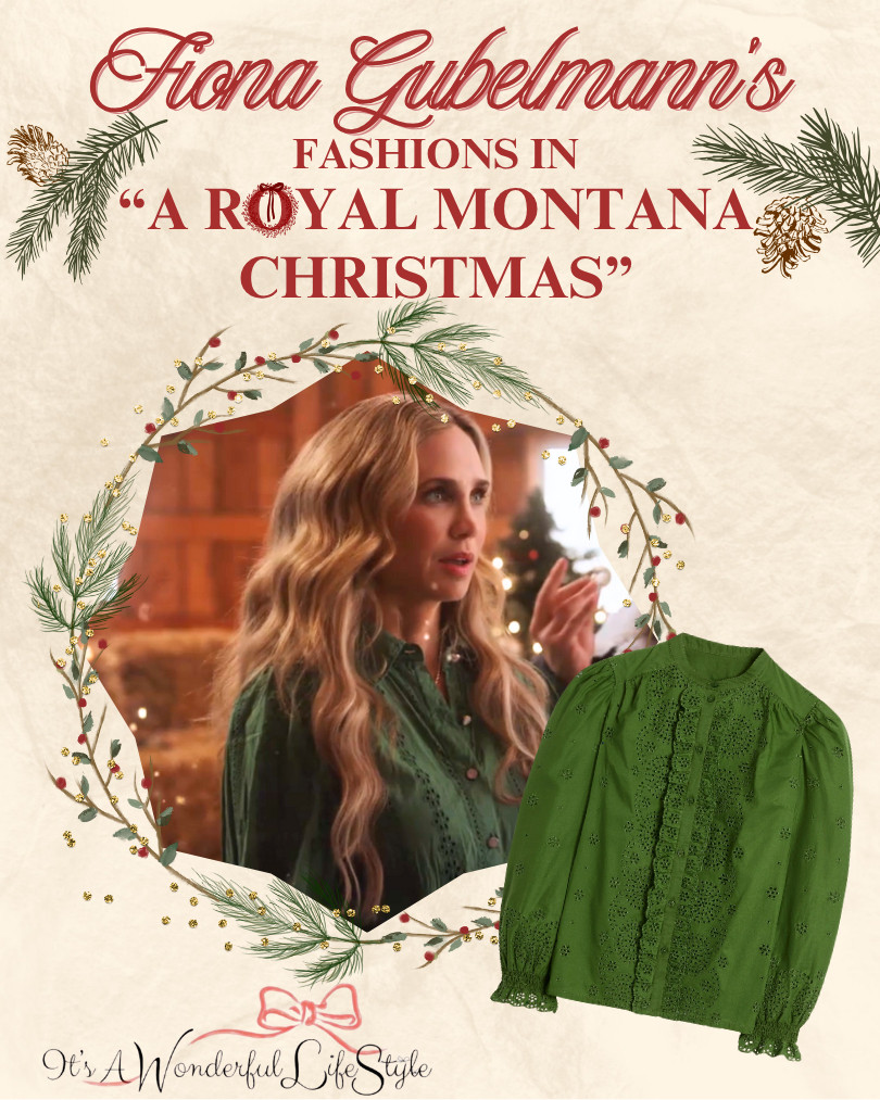 Get Fiona Gubelmann's cute green top in "A Royal Montana Christmas" on Hallmark Channel!

You can grab them in my LTK Shop. 

 

#LTKSeasonal #LTKStyleTip